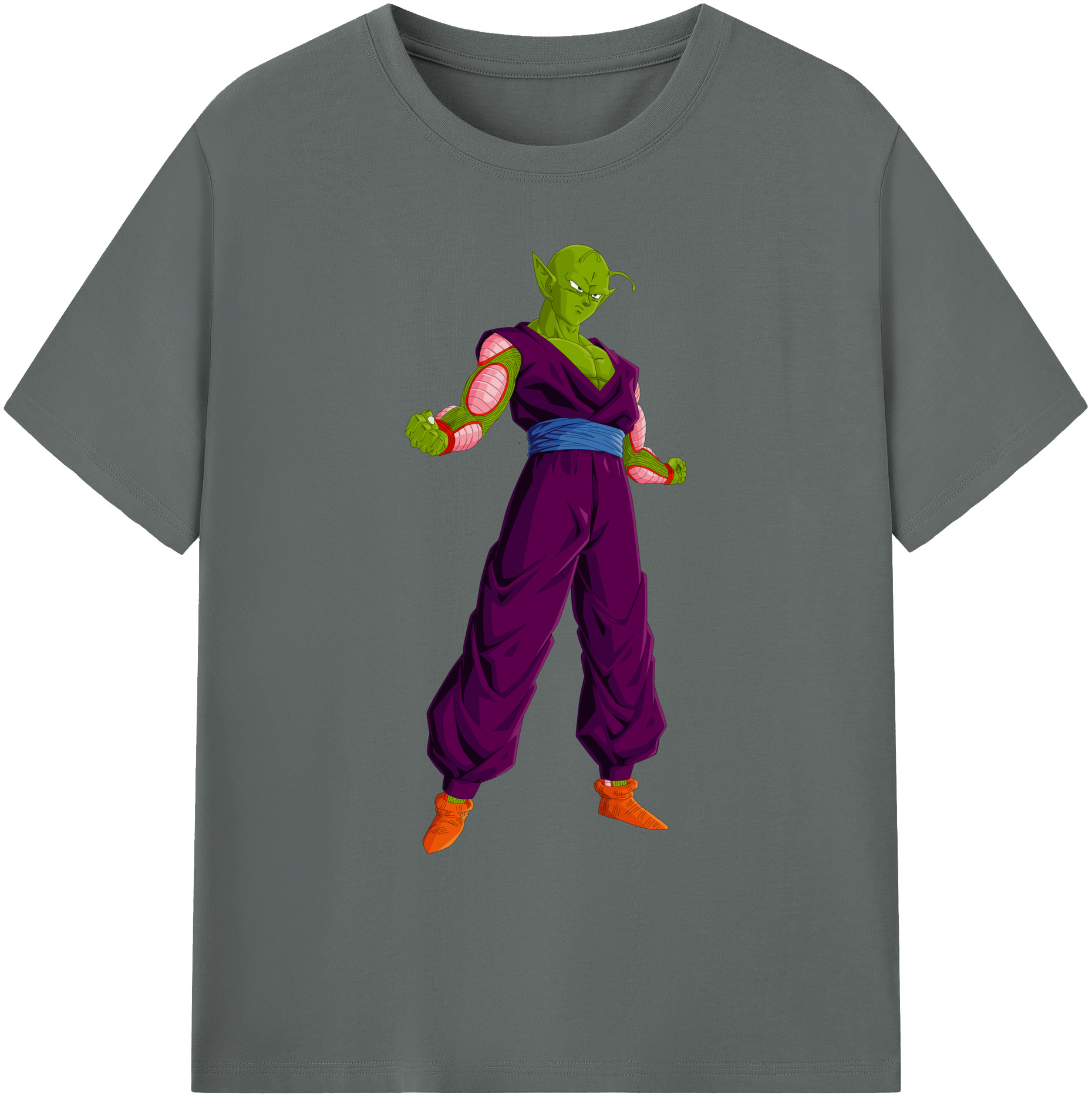 （画像用） ドラゴンボール ピッコロ DRAGON BALL Piccolo 綿100％ メンズ半袖Tシャツ｜肌触りやわらか＆通気性